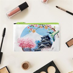 Japan National Cherry Blossom Festival Japanese Cosmetic Bag (xs) by Vaneshart