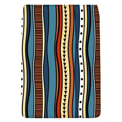 Stripes Hand Drawn Tribal Colorful Background Pattern Removable Flap Cover (s) by Vaneshart