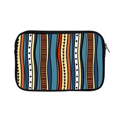 Stripes Hand Drawn Tribal Colorful Background Pattern Apple Ipad Mini Zipper Cases by Vaneshart