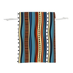 Stripes Hand Drawn Tribal Colorful Background Pattern Lightweight Drawstring Pouch (m)