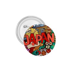 Earthquake And Tsunami Drawing Japan Illustration 1.75  Buttons