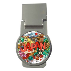 Earthquake And Tsunami Drawing Japan Illustration Money Clips (Round) 