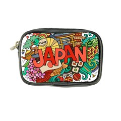 Earthquake And Tsunami Drawing Japan Illustration Coin Purse