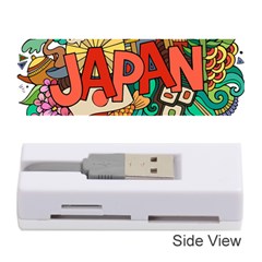 Earthquake And Tsunami Drawing Japan Illustration Memory Card Reader (Stick)