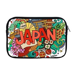 Earthquake And Tsunami Drawing Japan Illustration Apple MacBook Pro 17  Zipper Case