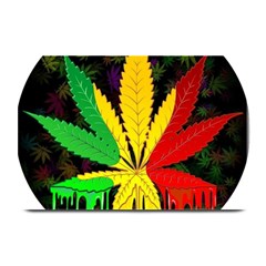 Cannabis Leaf Color Plate Mats