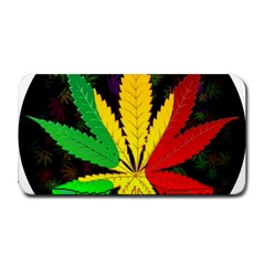 Cannabis Leaf Color Medium Bar Mats by Vaneshart