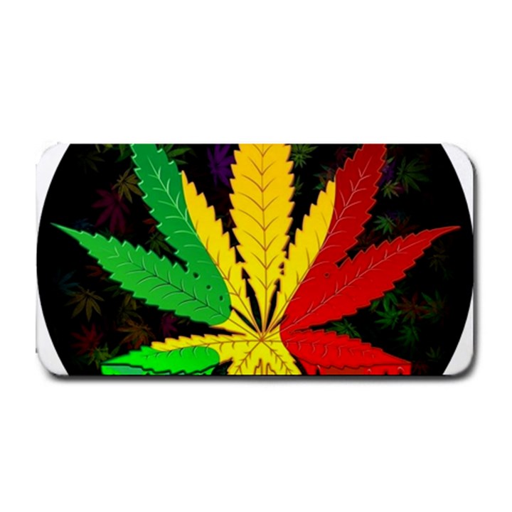 Cannabis Leaf Color Medium Bar Mats