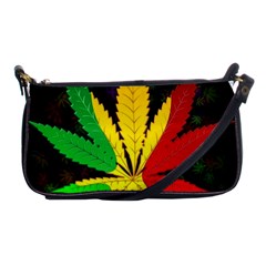 Cannabis Leaf Color Shoulder Clutch Bag