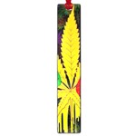 Cannabis Leaf Color Large Book Marks Front