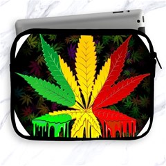 Cannabis Leaf Color Apple Ipad 2/3/4 Zipper Cases by Vaneshart