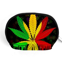 Cannabis Leaf Color Accessory Pouch (medium) by Vaneshart