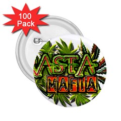 Cannabis Hemp Hashish Illegal Drug Trade Rasta 2 25  Buttons (100 Pack)  by Vaneshart