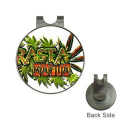 Cannabis Hemp Hashish Illegal Drug Trade Rasta Hat Clips With Golf Markers by Vaneshart