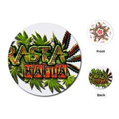 Cannabis Hemp Hashish Illegal Drug Trade Rasta Playing Cards Single Design (round) by Vaneshart