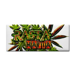 Cannabis Hemp Hashish Illegal Drug Trade Rasta Hand Towel by Vaneshart