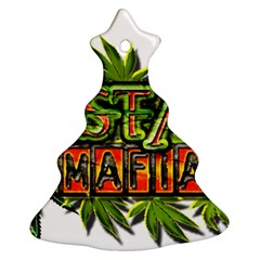 Cannabis Hemp Hashish Illegal Drug Trade Rasta Ornament (christmas Tree)  by Vaneshart