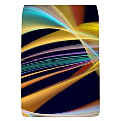 Lines Stripes Colorful Abstract Background Color Removable Flap Cover (s) by Vaneshart