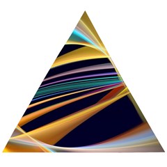 Lines Stripes Colorful Abstract Background Color Wooden Puzzle Triangle