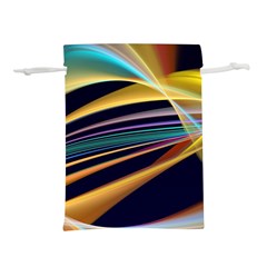 Lines Stripes Colorful Abstract Background Color Lightweight Drawstring Pouch (l)