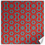 Seamless Geometric Pattern In A Red Canvas 12  x 12  11.4 x11.56  Canvas - 1