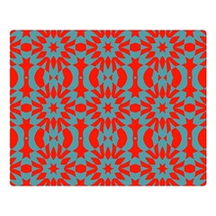 Seamless Geometric Pattern In A Red Double Sided Flano Blanket (large)  by Vaneshart