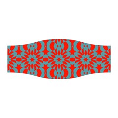 Seamless Geometric Pattern In A Red Stretchable Headband by Vaneshart