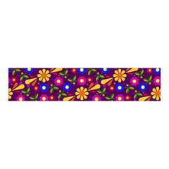 Flowers Patterns Multicolored Vector Velvet Scrunchie by Vaneshart