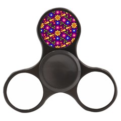 Flowers Patterns Multicolored Vector Finger Spinner by Vaneshart