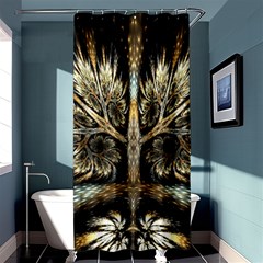 Roots Abstract Sectors Layers Colors Shower Curtain 36  X 72  (stall)  by Vaneshart