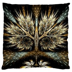 Roots Abstract Sectors Layers Colors Large Cushion Case (two Sides) by Vaneshart