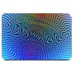 Abstract Circles Lines Colorful Large Doormat  30 x20  Door Mat