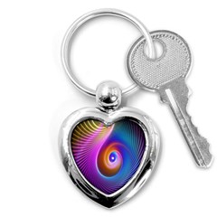 3d Abstract Fractal Bright Key Chain (heart) by Vaneshart