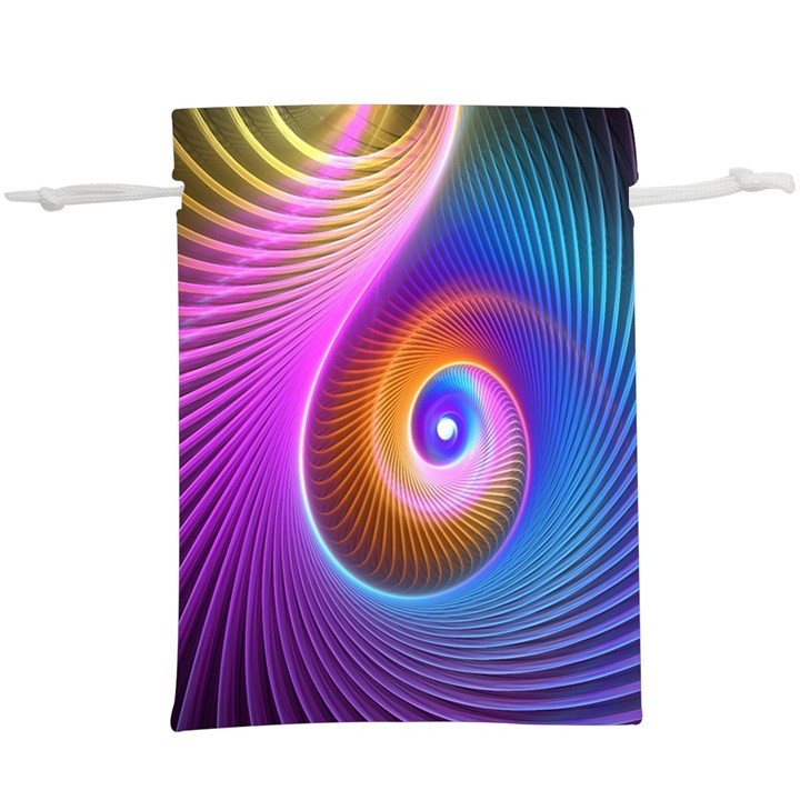 3d Abstract Fractal Bright  Lightweight Drawstring Pouch (XL)