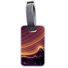 Lines Stripes Background Abstract Luggage Tag (two Sides) by Vaneshart