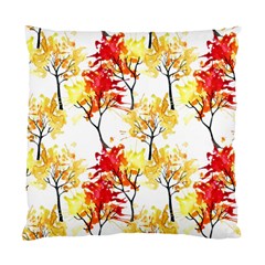 Watercolor Painting Autumn Illustration Autumn Tree Standard Cushion Case (one Side) by Vaneshart