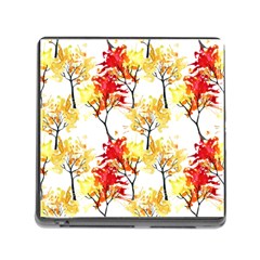 Watercolor Painting Autumn Illustration Autumn Tree Memory Card Reader (square 5 Slot) by Vaneshart