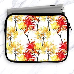 Watercolor Painting Autumn Illustration Autumn Tree Apple Ipad 2/3/4 Zipper Cases by Vaneshart