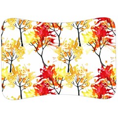 Watercolor Painting Autumn Illustration Autumn Tree Velour Seat Head Rest Cushion by Vaneshart