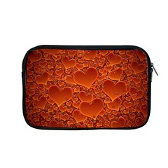 Heart Orange Texture Many Apple Macbook Pro 13  Zipper Case by Vaneshart