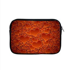 Heart Orange Texture Many Apple Macbook Pro 15  Zipper Case by Vaneshart