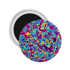 Ripple Motley Colorful Spots Abstract 2 25  Magnets by Vaneshart