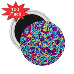 Ripple Motley Colorful Spots Abstract 2 25  Magnets (100 Pack)  by Vaneshart