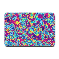 Ripple Motley Colorful Spots Abstract Small Doormat  by Vaneshart