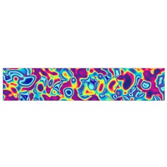 Ripple Motley Colorful Spots Abstract Small Flano Scarf by Vaneshart