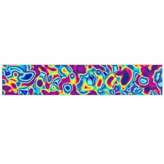 Ripple Motley Colorful Spots Abstract Large Flano Scarf  by Vaneshart