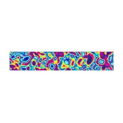 Ripple Motley Colorful Spots Abstract Flano Scarf (mini) by Vaneshart