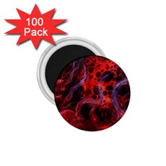 Art Space Abstract Red Line 1 75  Magnets (100 Pack)  by Vaneshart