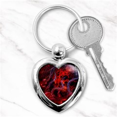 Art Space Abstract Red Line Key Chain (heart) by Vaneshart