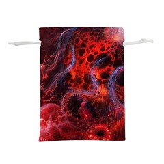 Art Space Abstract Red Line Lightweight Drawstring Pouch (l) by Vaneshart